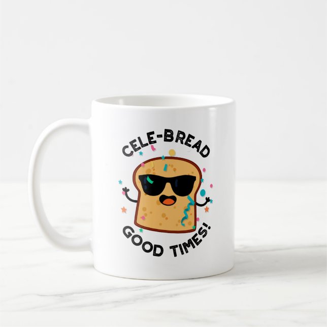 Mug Cele-pain Bon Temps Drôle Pain Pun (Gauche)