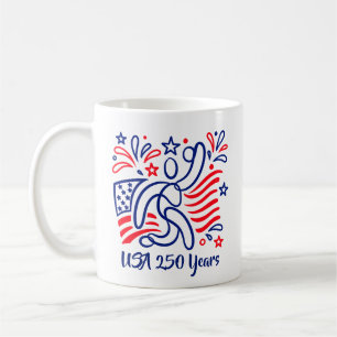 Mug célébrant le 250e anniversaire de l'Amérique