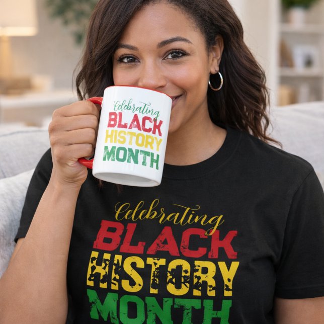 Mug Celebrating Black History Month Typography (Créateur téléchargé)