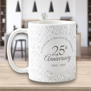Mug Célébration d'Argent de 25e Anniversaire