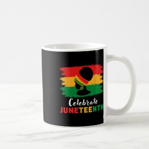Mug Célébration de la Junetdix Black Women Messy Bun 1