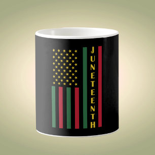 Mug Célébration de la liberté Juneteenth Drapeau améri
