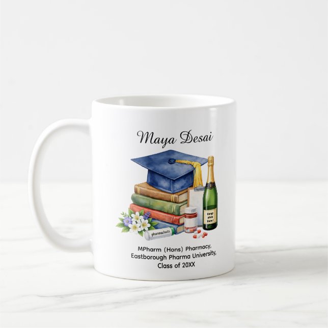 Mug 🎓Célébration de la remise des diplômes en pharmac (Gauche)
