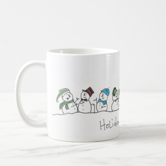 Mug Célébration de Snowman (Gauche)