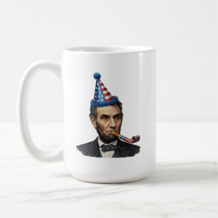 Mug Célébration drôle de fête d'Abraham Lincoln