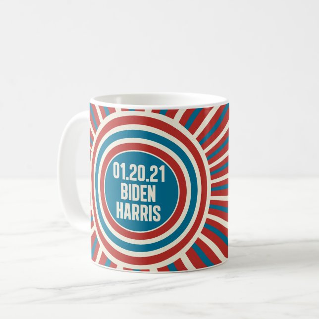 Mug Célébration du Jour de l'Inauguration de Biden Har (Devant gauche)