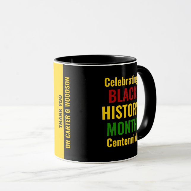 Mug Célébration personnalisée du Mois de l'histoire de (Devant droit)