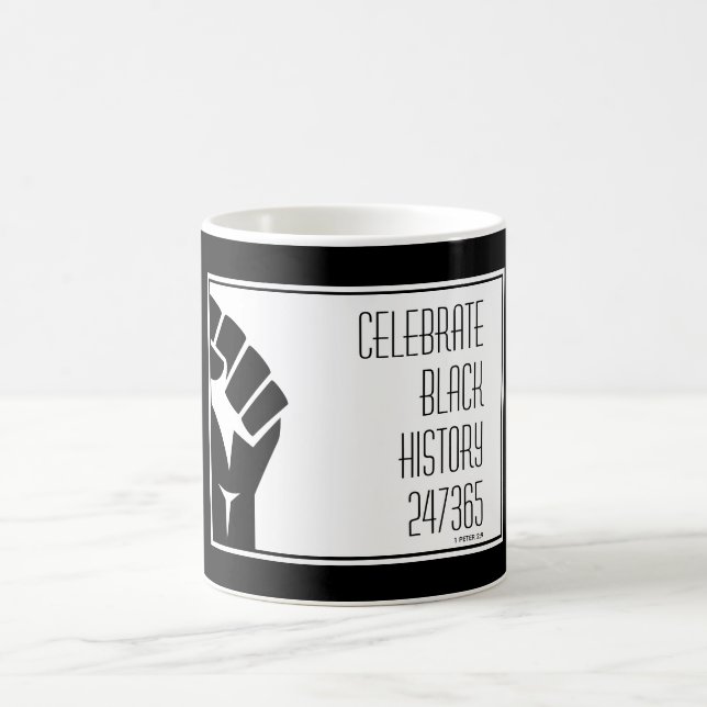 Mug CÉLÉBRER L'HISTOIRE NOIRE 247365 BHM personnalisé (Centre)