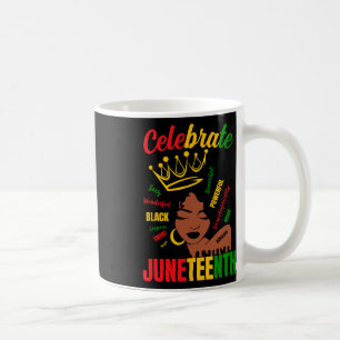 Mug Célébrez Juneteenth 1865 Mois de l'histoire des No
