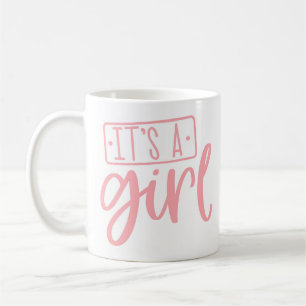 Mug Célébrez la nouvelle petite fille Baby shower cade