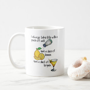 Mug Célébrez la vie, des paroles amusantes cadeau