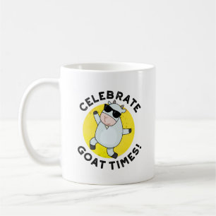 Mug Célébrez les temps de chèvre douille animale posit
