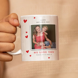 Mug Célébrez maman avec coeur : Fête des mères