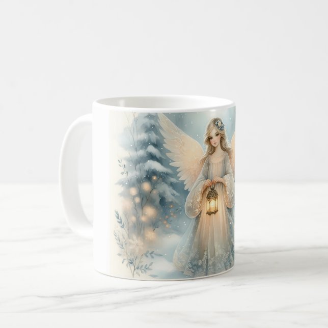 Mug Celestial Winter Angel Lantern of Grace (Devant gauche)