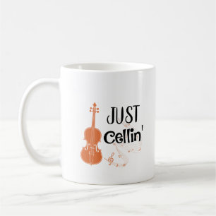 Mug Cello Just Cellular Musicien Cellist
