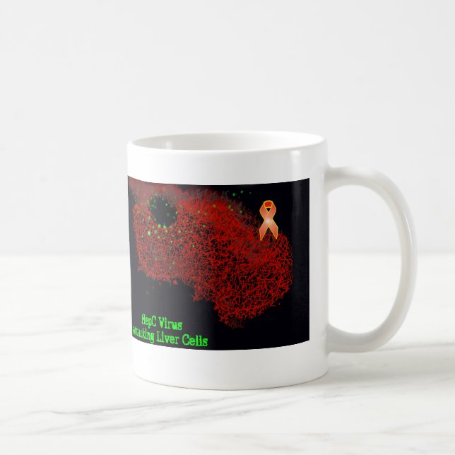Mug Cellules de foie de attaque de HepC (Droite)