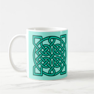 Mug Céltic Sailor's Knot, Turquoise, Aqua et Turquoise
