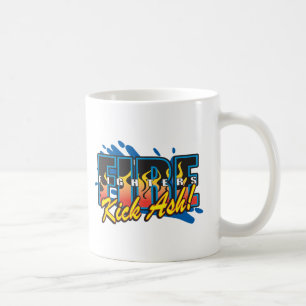 Mug Cendre de coup-de-pied de pompiers !