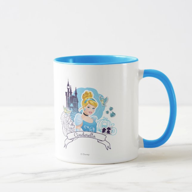 Mug Cendrillon - Coeur Gracieux (Droite)