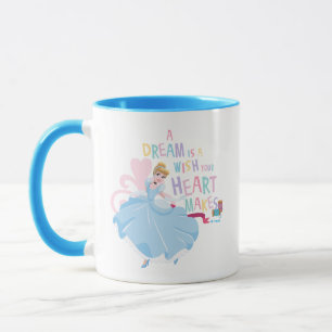 Mug Cendrillon Un Rêve Est Un Souhait Que Votre Coeu