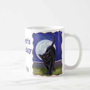 Mug Centre de la fête des chats noirs