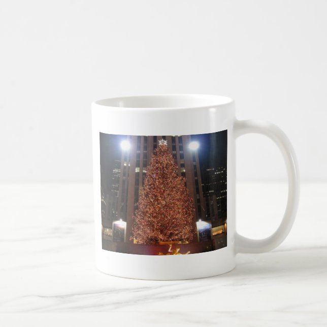 Mug Centre de Rockefeller d'arbre de Noël (Droite)