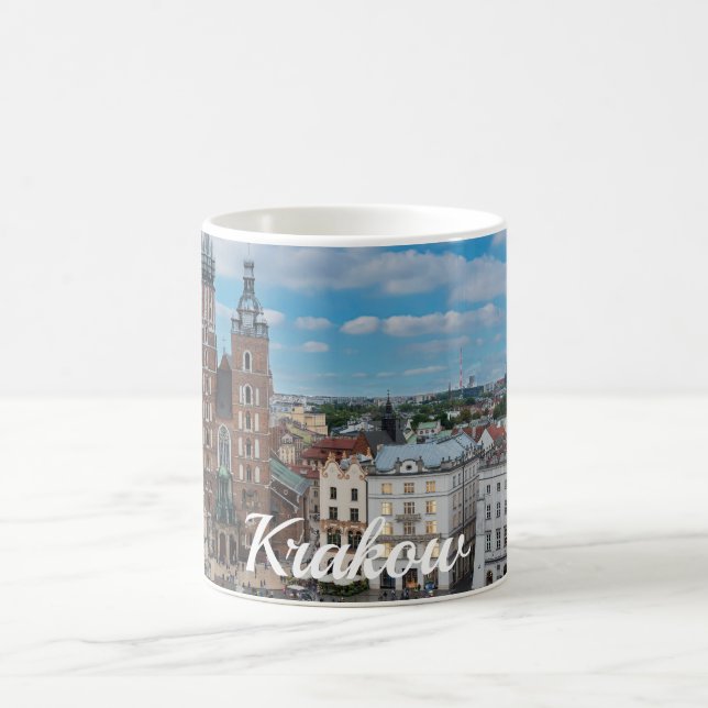 Mug Centre-ville de Cracovie d'en haut en Pologne (Centre)