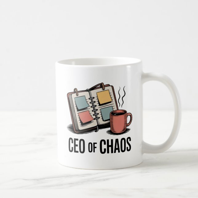 Mug CEO of Chaos | Motherhood Multitasking Humor   (Droite)
