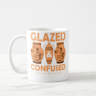 Mug Céramique d'artiste confuse émaillée