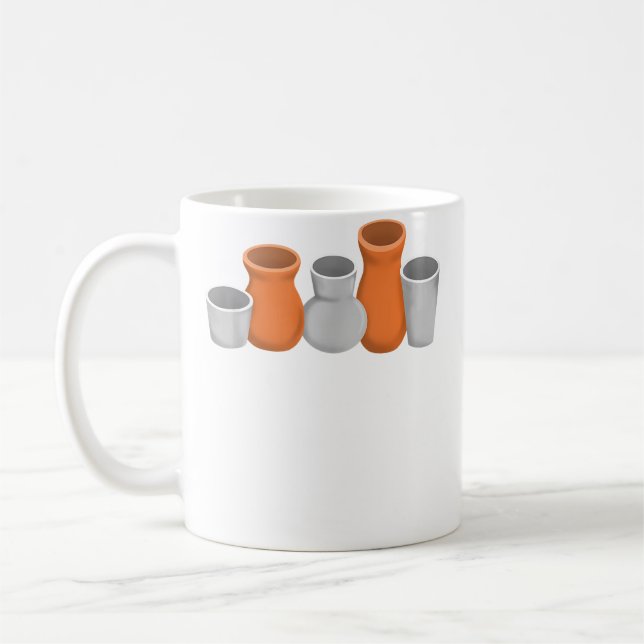 Mug Céramique de poterie (Gauche)