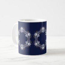 Cercle d'abeilles bleu de la Marine