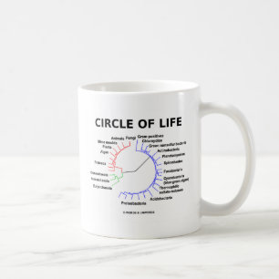 Mug Cercle de la vie (arbre phylogénétique circulair