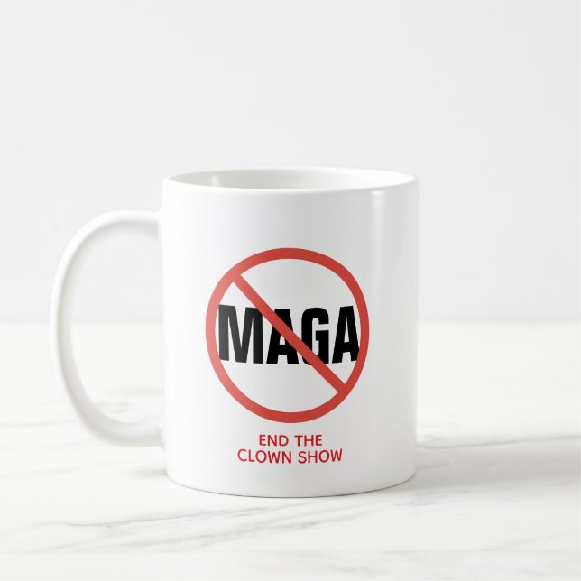Mug Cercle rouge pas signe d'opinion politique anti-MA (Gauche)