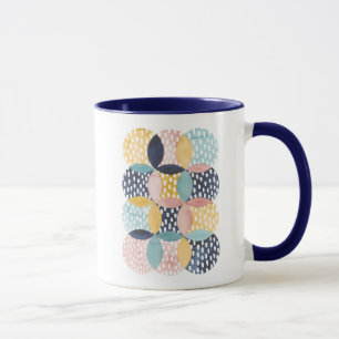 Mug Cercles géométriques aquarelle