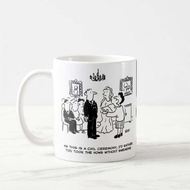 Mug Cérémonie des Mariages civils dans un bureau d'enr (Gauche)