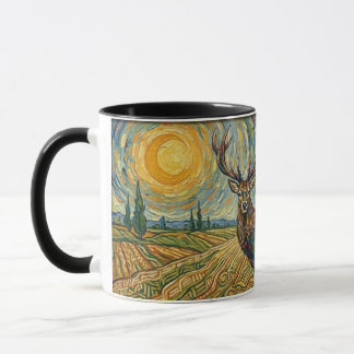 Mug cerfs sur l'habitat