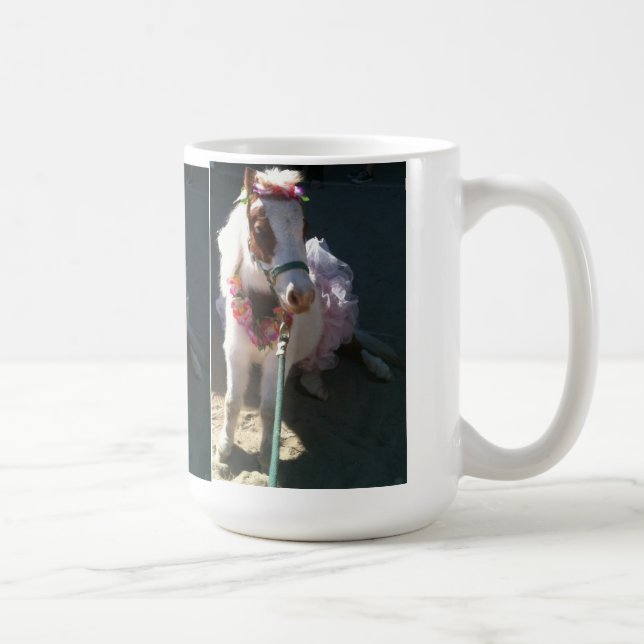 Mug Cerise miniature de cheval de tour de ballerine (Droite)