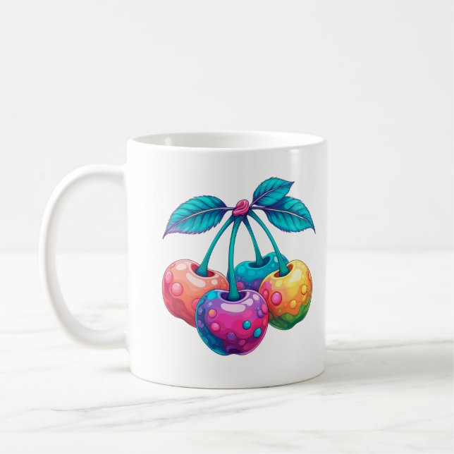 Mug Cerises colorées (Gauche)