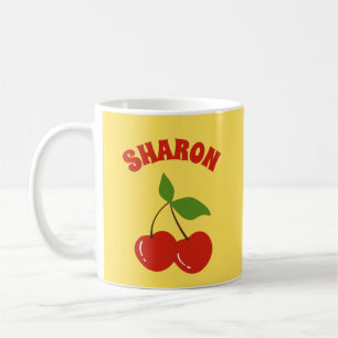 Mug Cerises rétro Cerises Vintages Cerises Nom personn