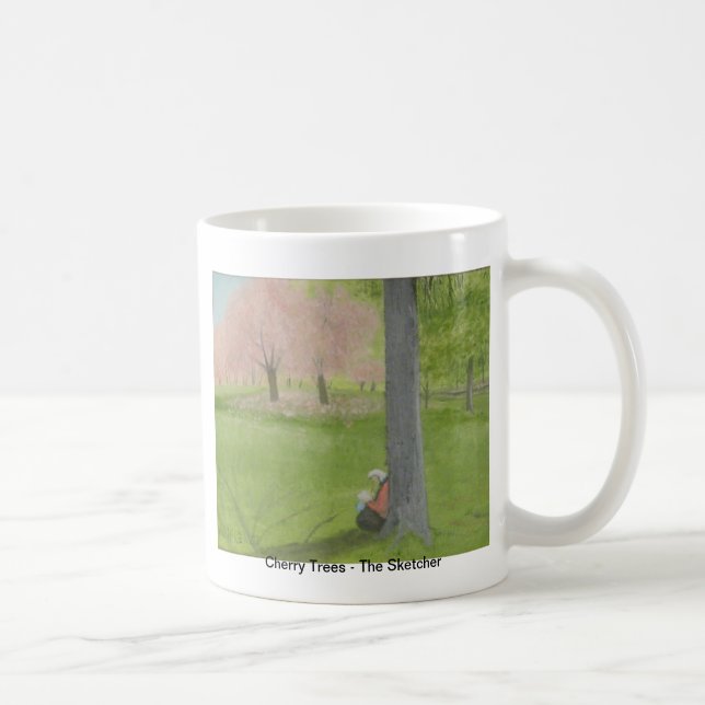Mug Cerisiers - le Sketcher (Droite)