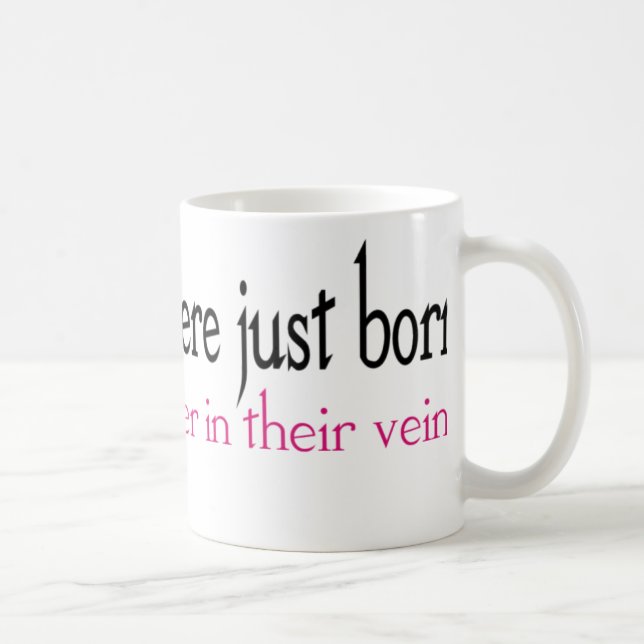 Mug Certaines filles naissent avec parties scintillant (Droite)