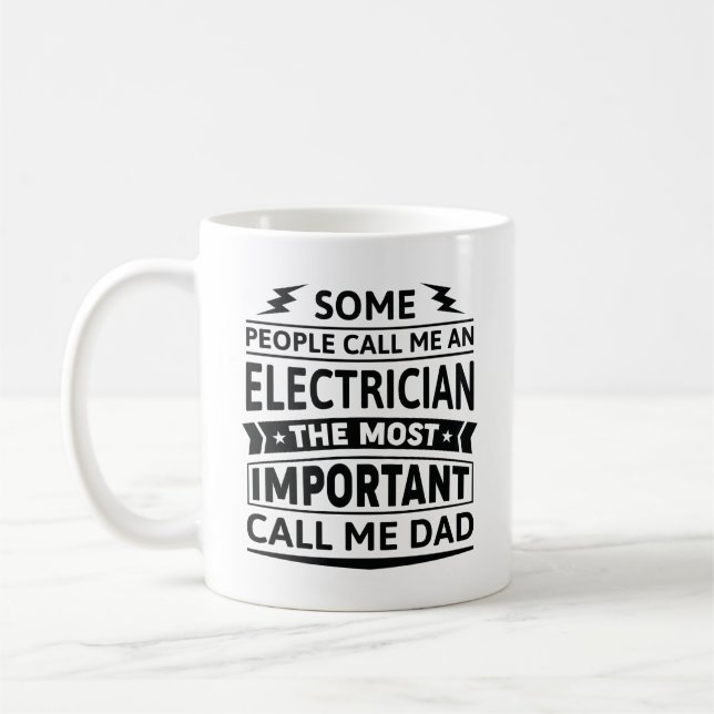 Mug Certains M'Appelent Un Électricien (Gauche)