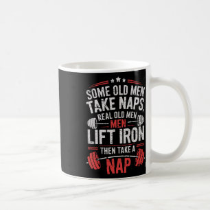 Mug Certains Vieux Hommes Prennent Naps Véritables Vie