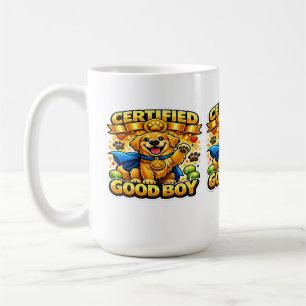 Mug Certifié Bon Garçon Drôle Golden Retriever Chien A