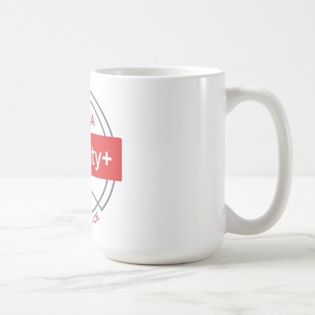 Mug certifié CompTIA Security+ (Droite)