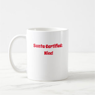 Mug Certifié père Noël Nice