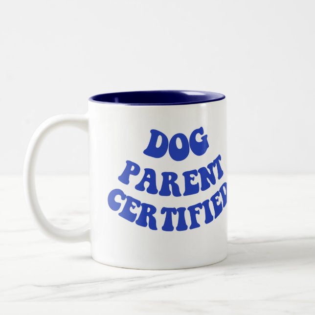 Mug certifiée par un parent chien (Gauche)