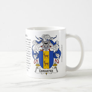 Mug Cervantes, l'origine, la signification et la crêt