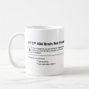 Mug Cerveau 404 non trouvé