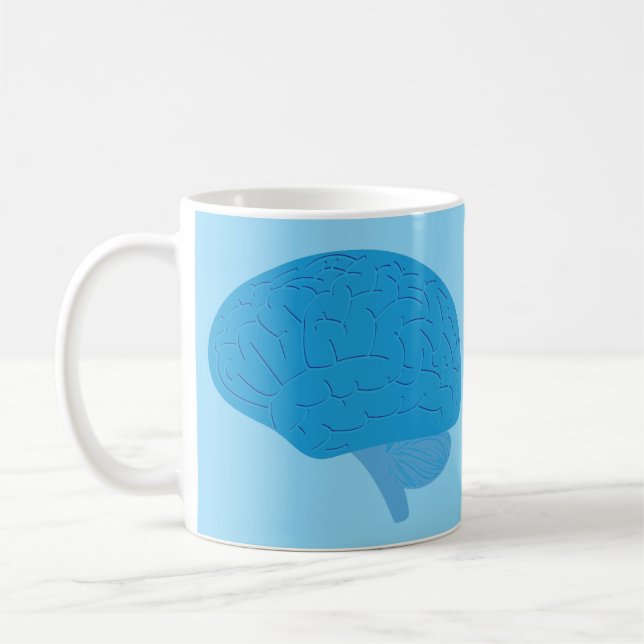 Mug Cerveau Bleu (Gauche)